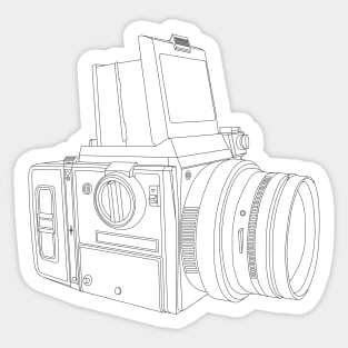 Medium Format Camera Sticker